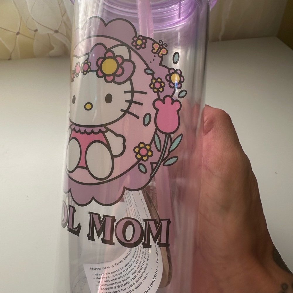 Sanrio Hello Kitty acrylic travel cup NEW - Picture 5 of 6